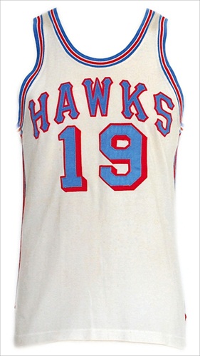 Atlanta Hawks 1968 70 Home Jersey uniform atlanta hawks 