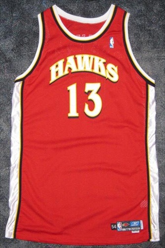 Atlanta Hawks 2002 07 Road Away Jersey uniform atlanta hawks 
