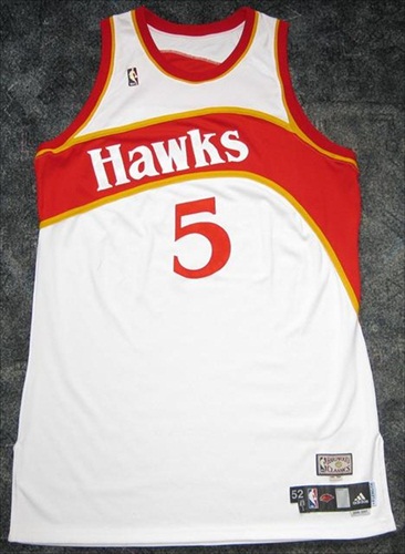 Atlanta Hawks 2006 07 Home Jersey uniform atlanta hawks 