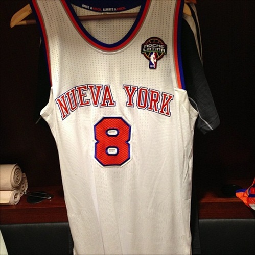 New York Knicks 2012 2013 Nueva York Alternate Jersey uniform new york knicks 