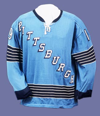 Pittsburgh Penguins Baby Blue Jersey 1967 1968