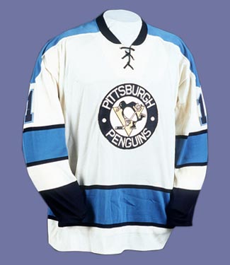 Pittsburgh Penguins White Jersey 1968 1971