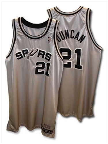 San Antonio Spurs 2004 06 Silver Saturdays Alternate Jersey uniform san antonio spurs 