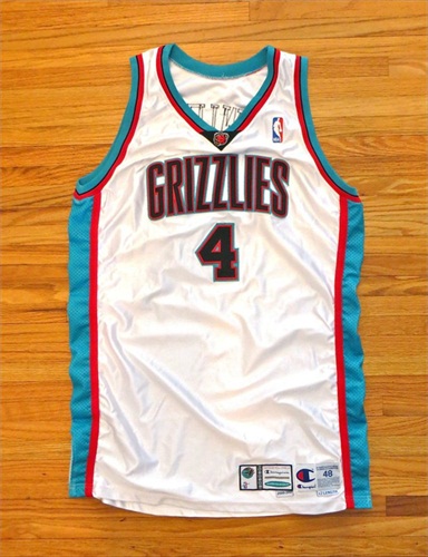 Vancouver Grizzlies 1999 2000 Home Jersey uniform vancouver grizzlies 