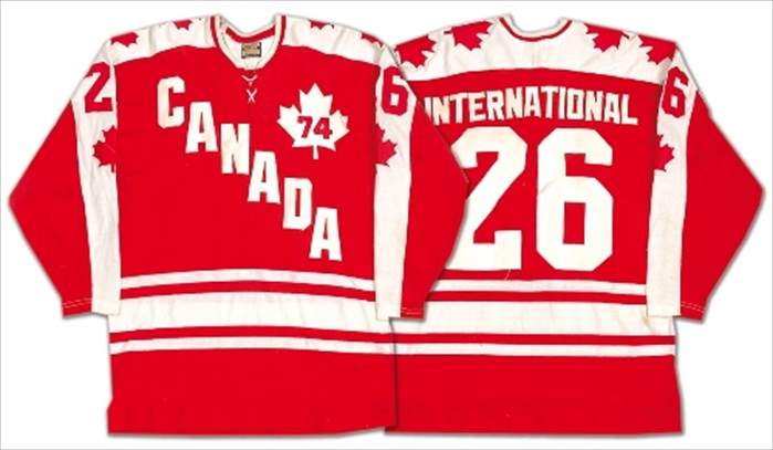 WHA Canada International Series 1974 Away Road Jersey Uniform
