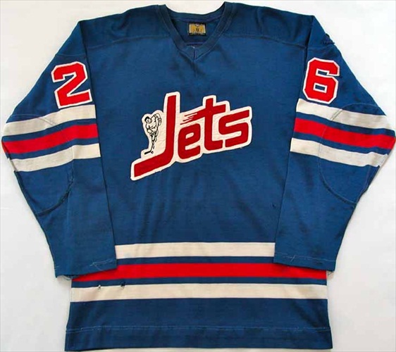 Winnipeg Jets 1972 73 Away Road Jersey Uniform wha 