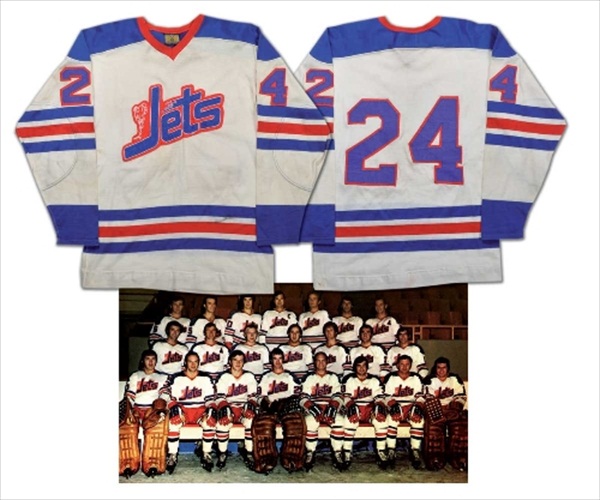 Winnipeg Jets 1972 73 Home Jersey Uniform wha 